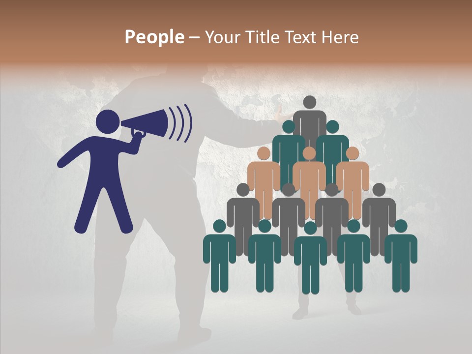 Man Argue Chief PowerPoint Template