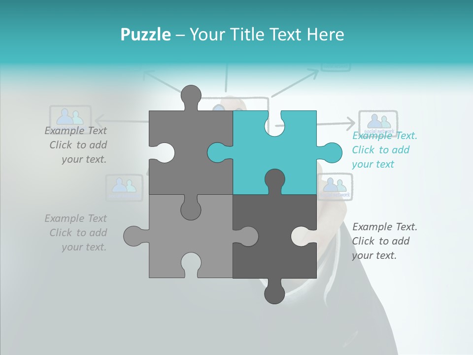 Community Job Diagram PowerPoint Template