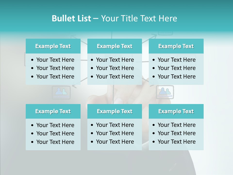 Community Job Diagram PowerPoint Template