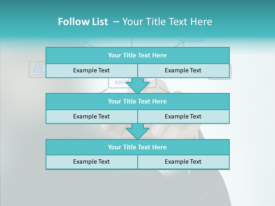 Community Job Diagram PowerPoint Template