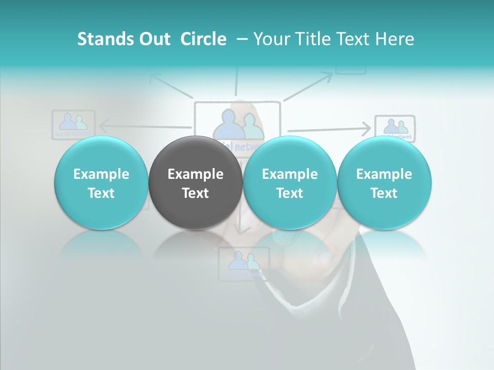 Community Job Diagram PowerPoint Template