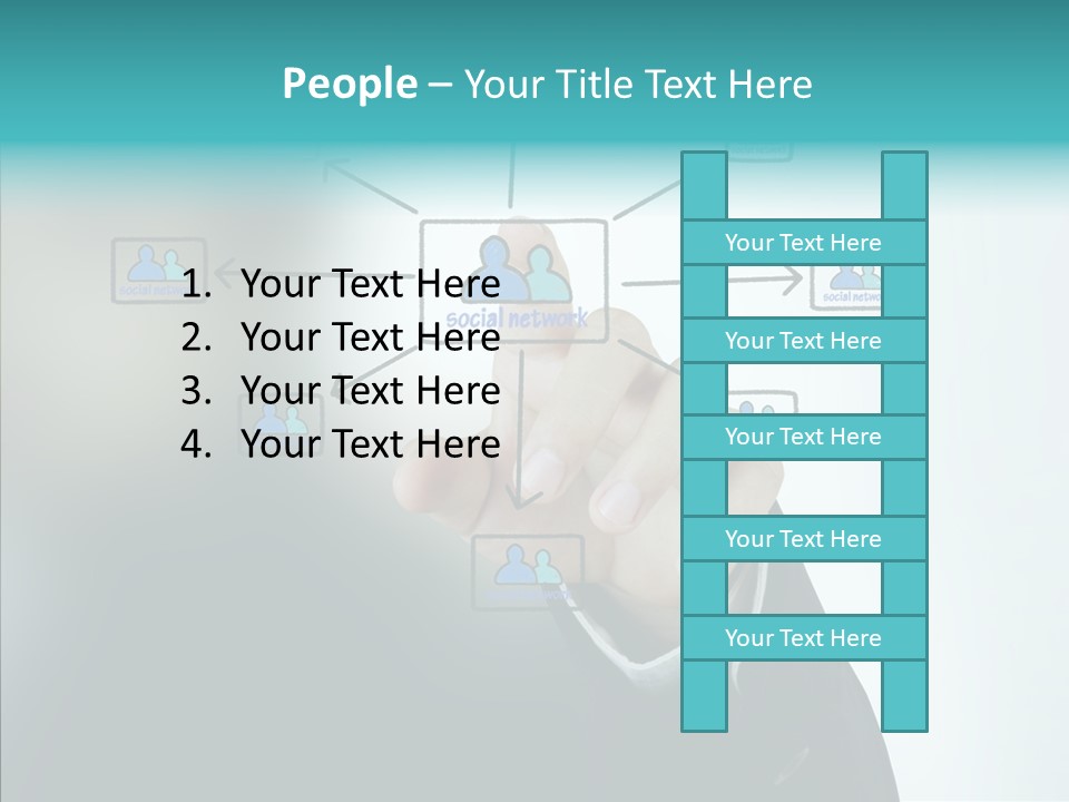 Community Job Diagram PowerPoint Template