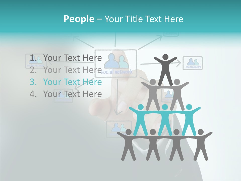 Community Job Diagram PowerPoint Template