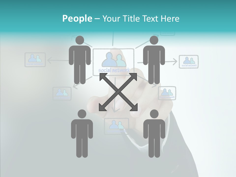 Community Job Diagram PowerPoint Template