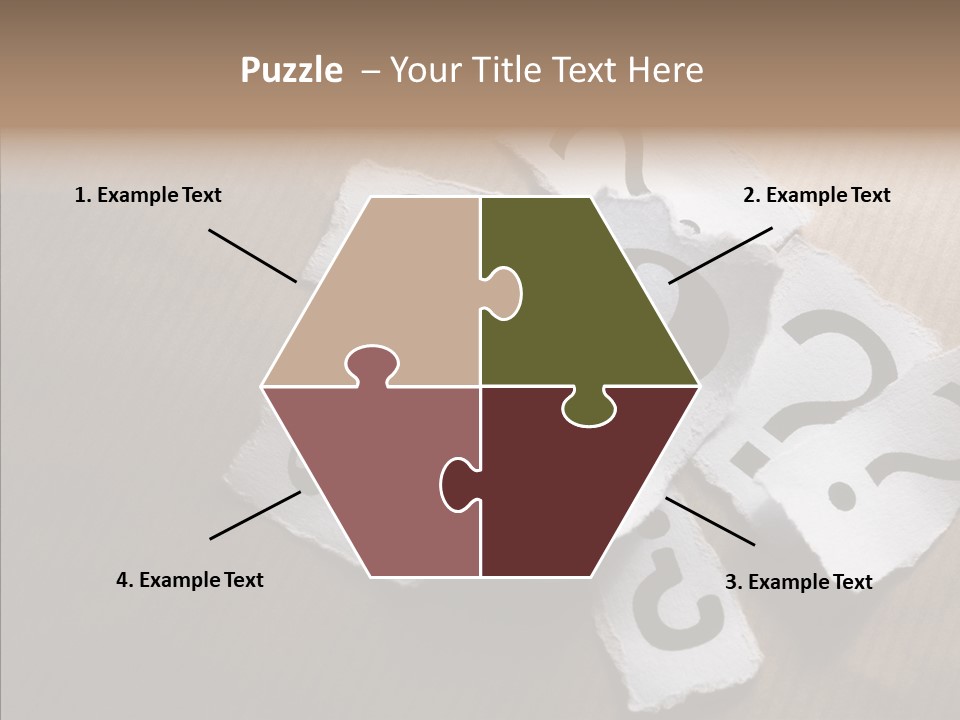Copy Space Risk Decisions PowerPoint Template