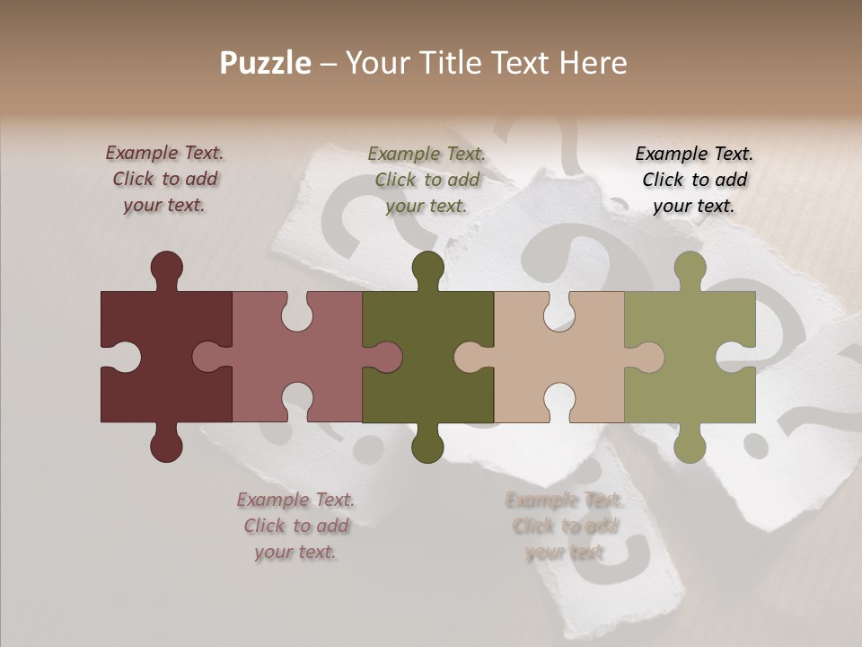 Copy Space Risk Decisions PowerPoint Template