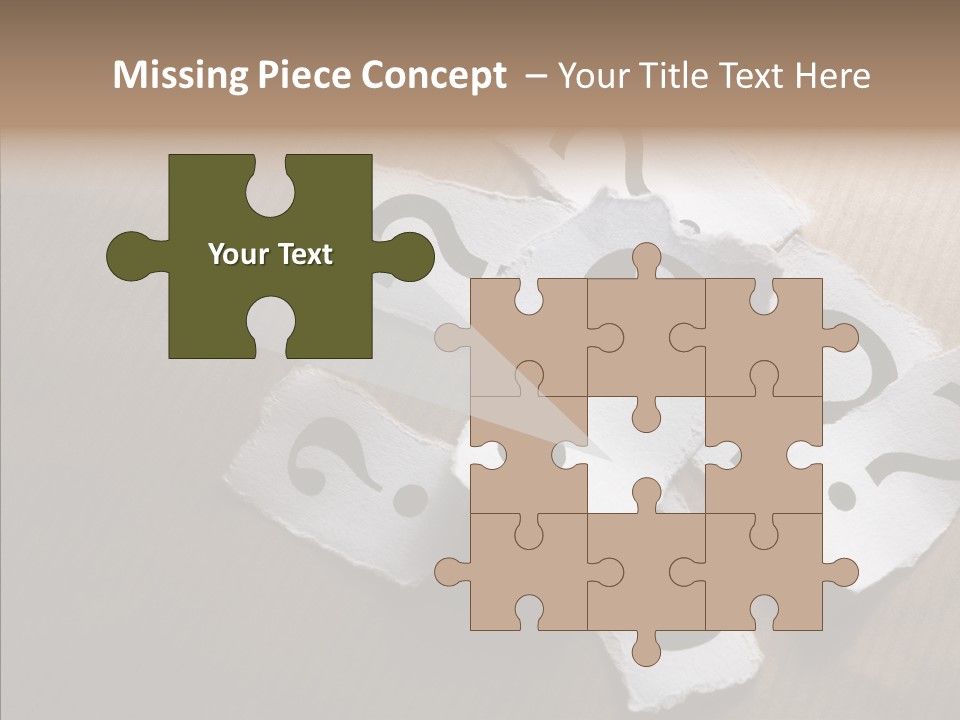 Copy Space Risk Decisions PowerPoint Template