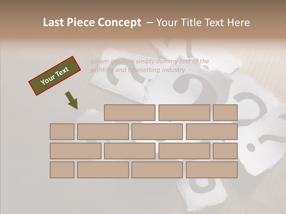 Copy Space Risk Decisions PowerPoint Template