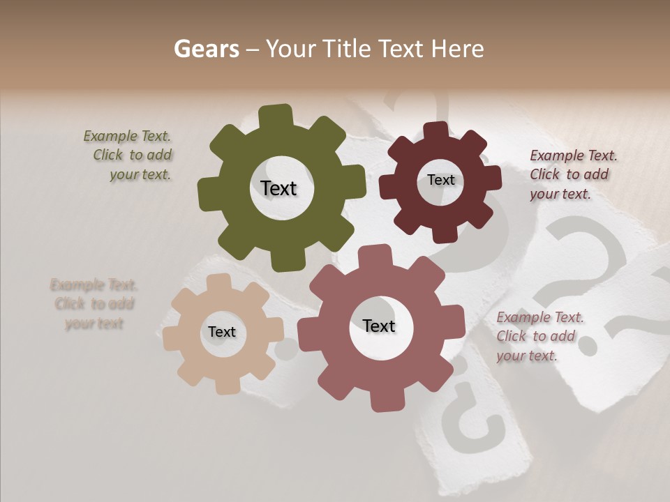 Copy Space Risk Decisions PowerPoint Template