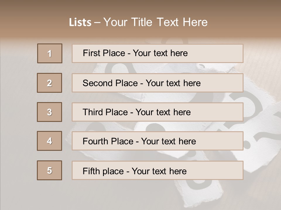 Copy Space Risk Decisions PowerPoint Template