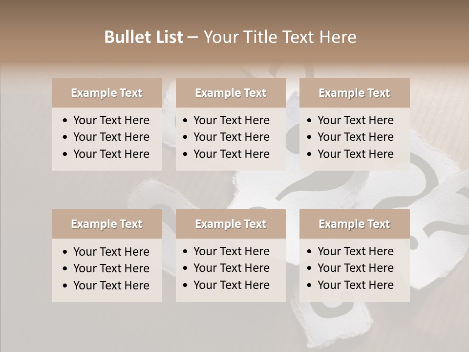 Copy Space Risk Decisions PowerPoint Template