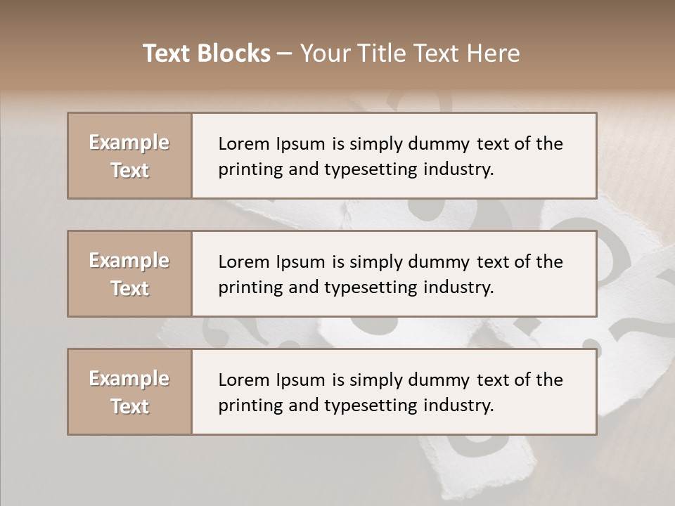 Copy Space Risk Decisions PowerPoint Template