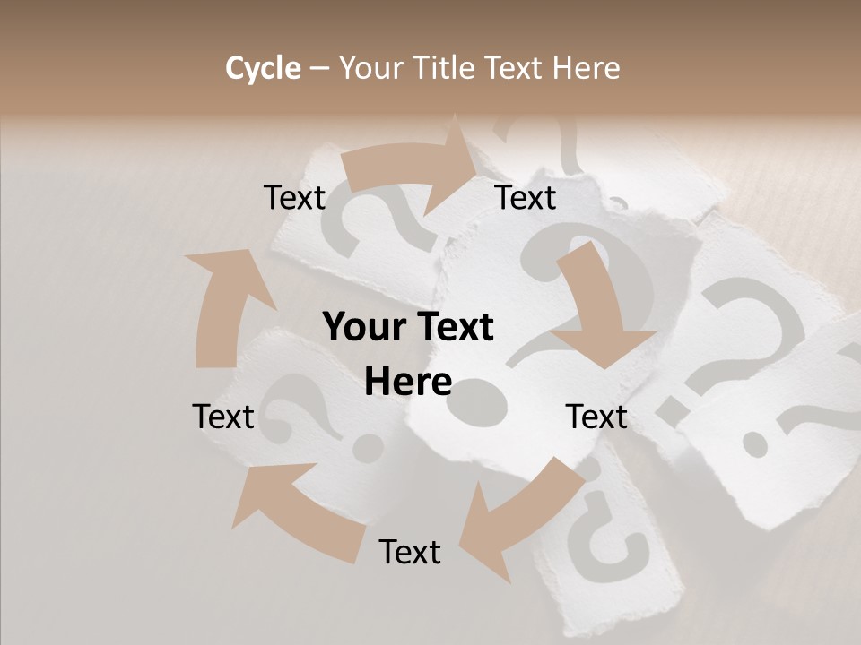 Copy Space Risk Decisions PowerPoint Template