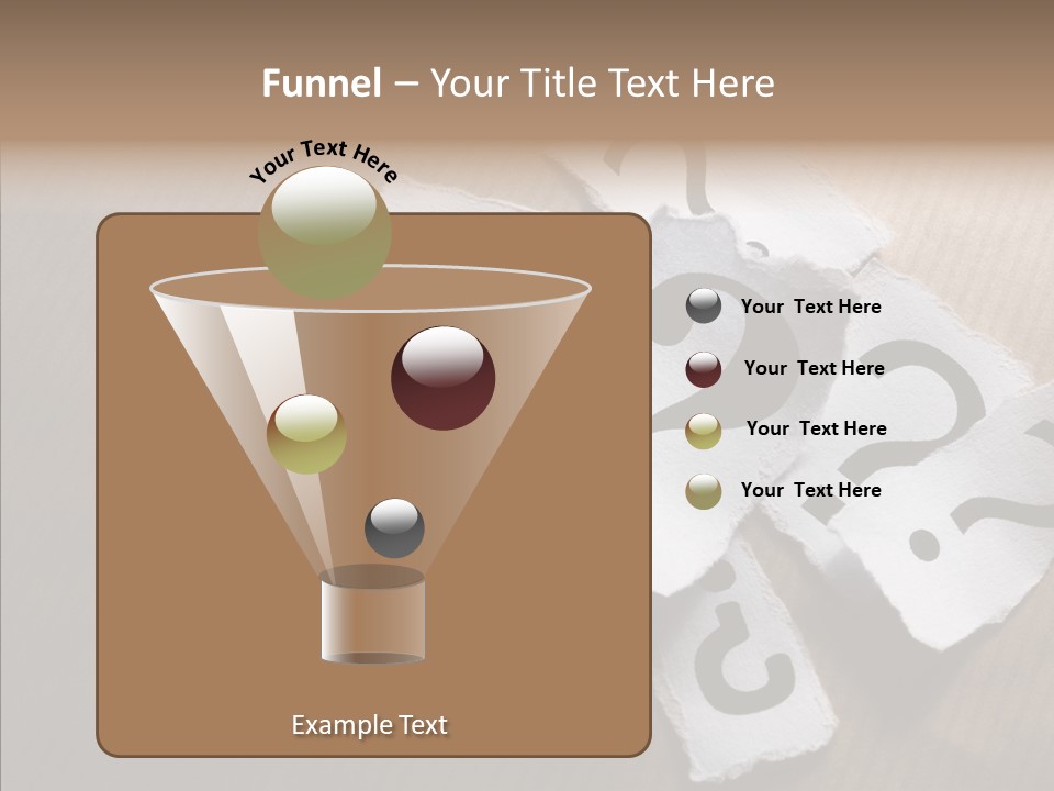 Copy Space Risk Decisions PowerPoint Template