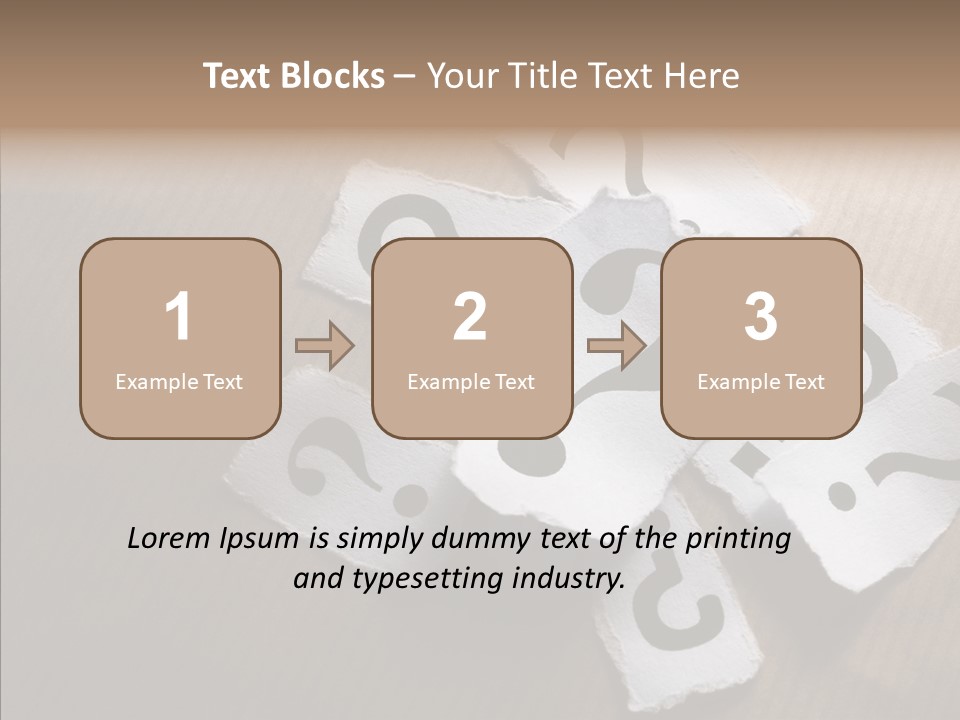 Copy Space Risk Decisions PowerPoint Template