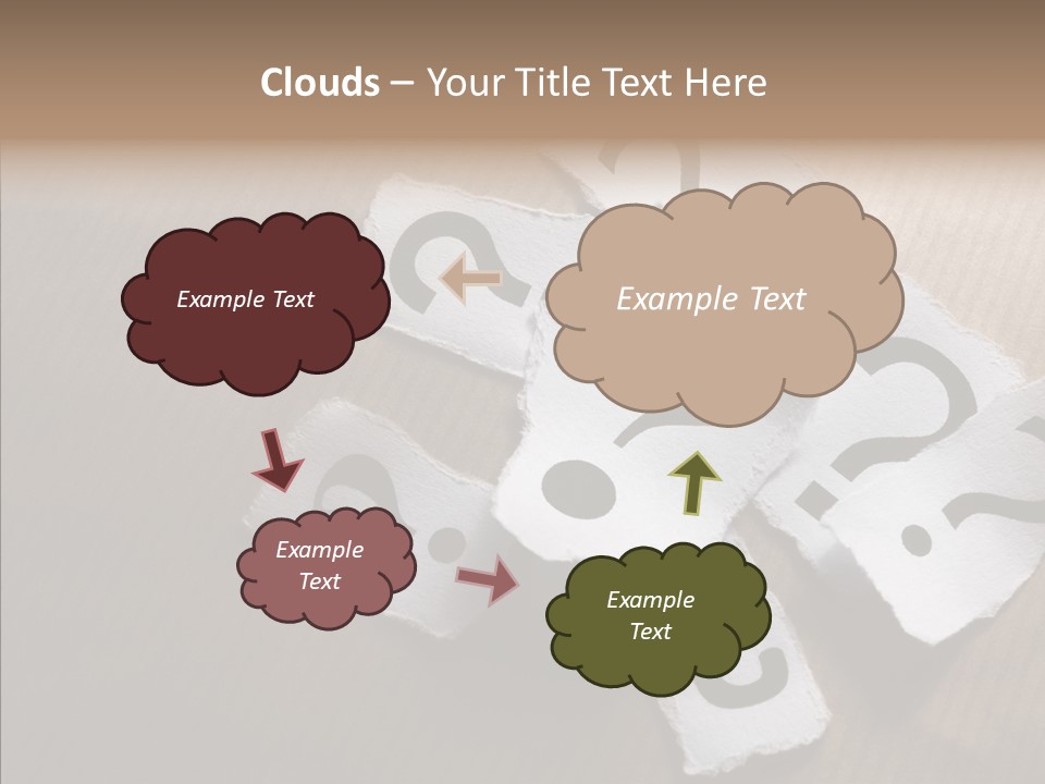 Copy Space Risk Decisions PowerPoint Template