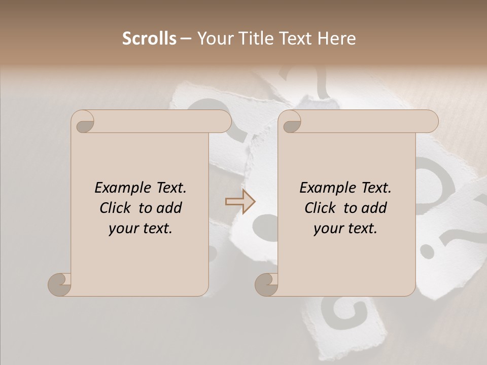 Copy Space Risk Decisions PowerPoint Template