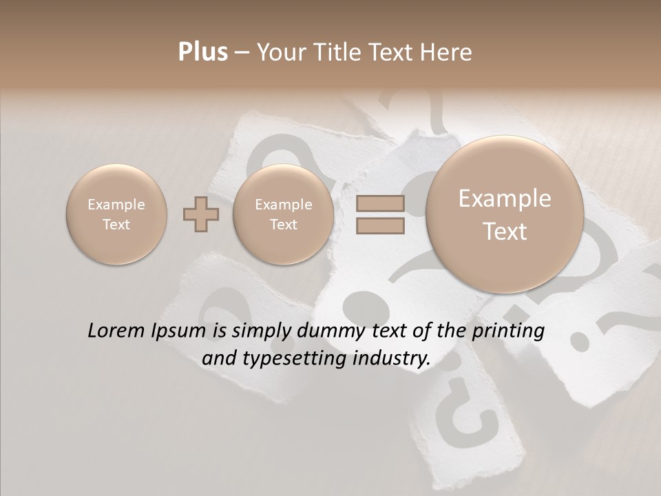 Copy Space Risk Decisions PowerPoint Template