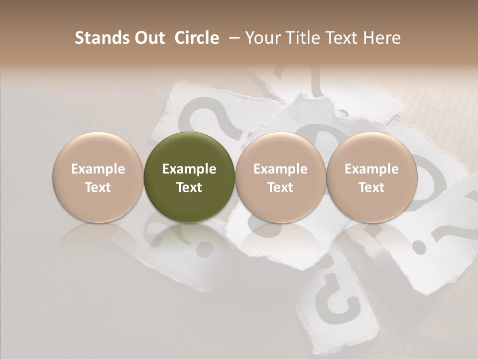 Copy Space Risk Decisions PowerPoint Template