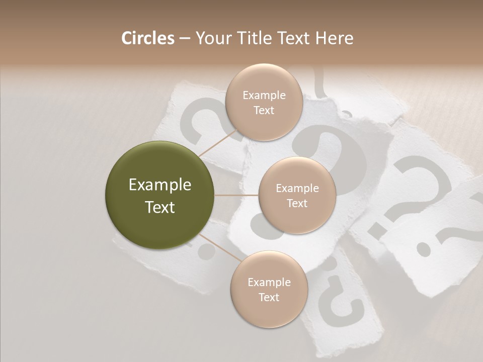 Copy Space Risk Decisions PowerPoint Template