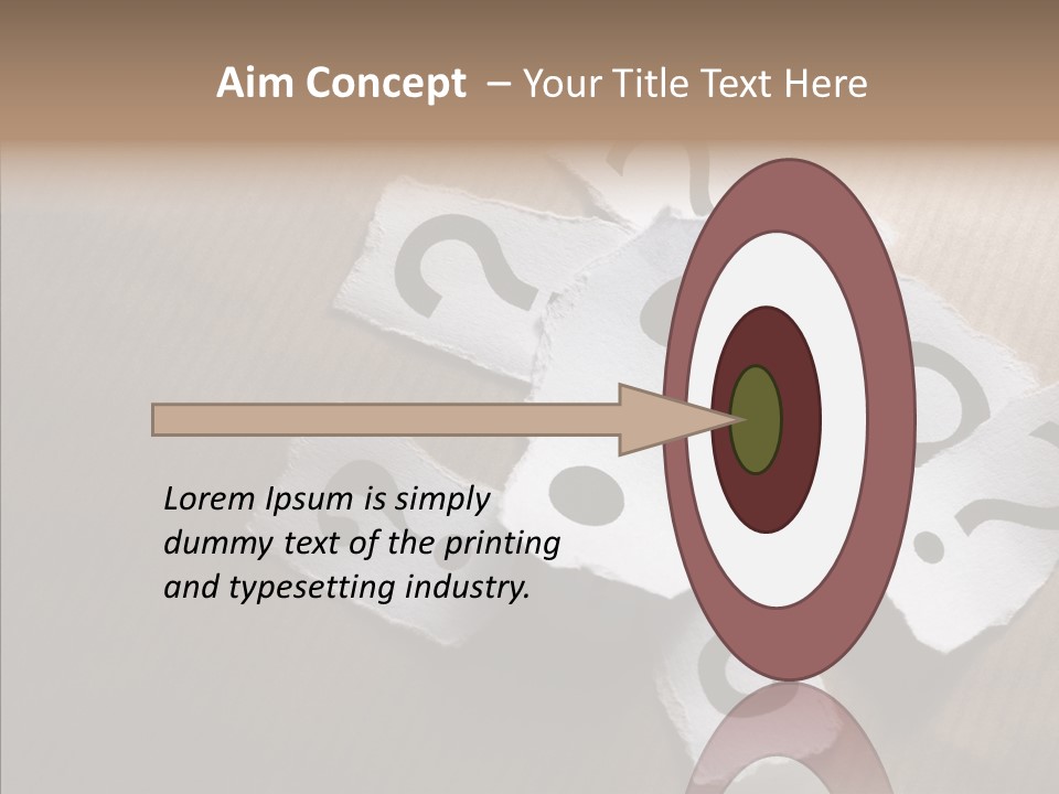Copy Space Risk Decisions PowerPoint Template