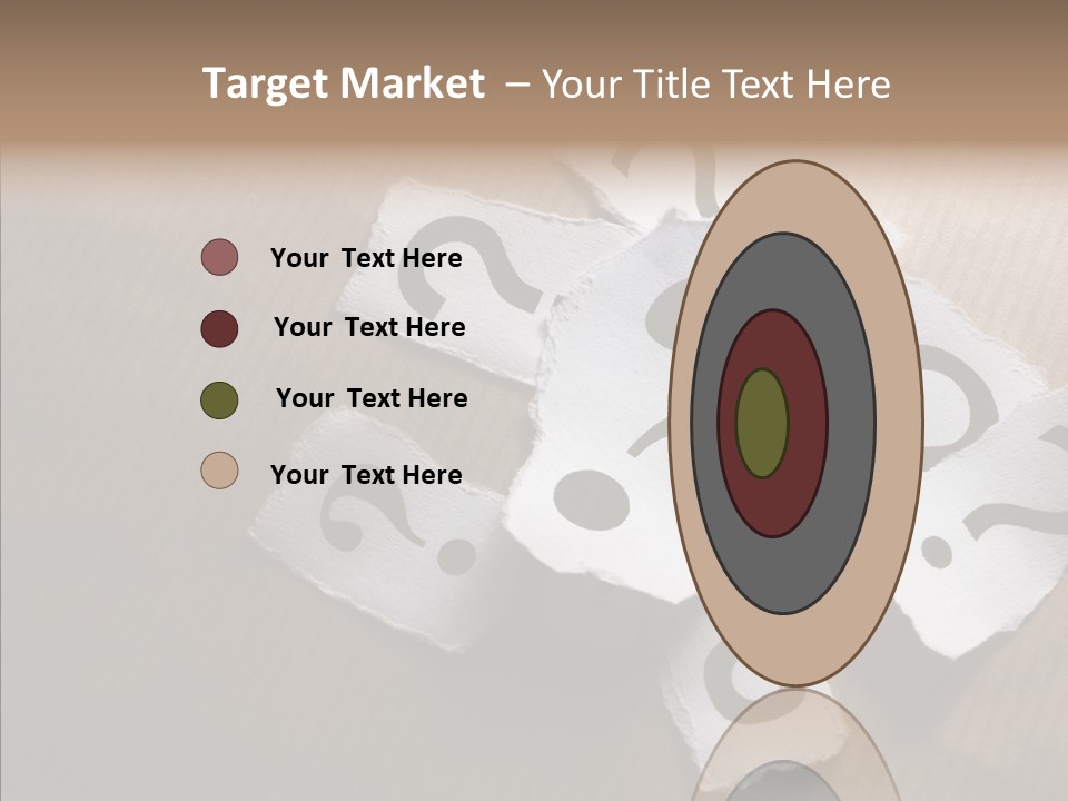 Copy Space Risk Decisions PowerPoint Template