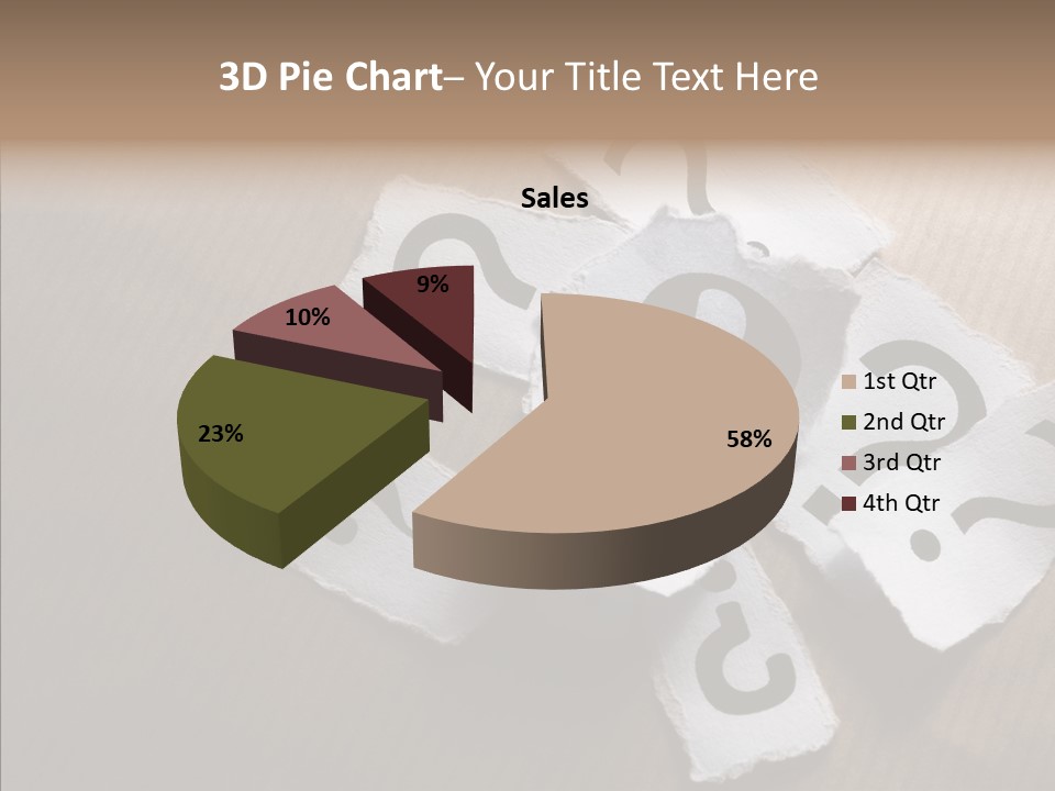 Copy Space Risk Decisions PowerPoint Template