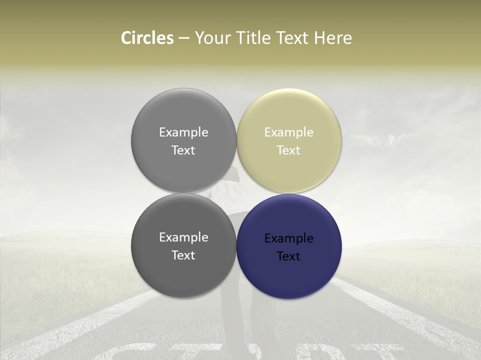 Competition Opportunity Man PowerPoint Template