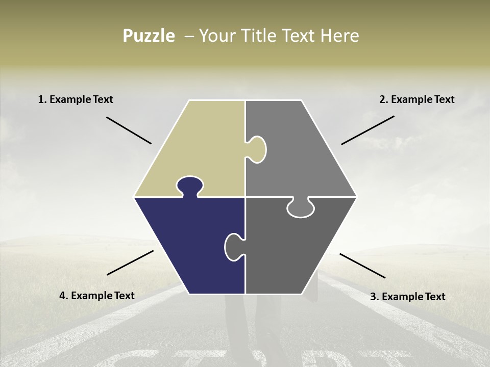 Competition Opportunity Man PowerPoint Template