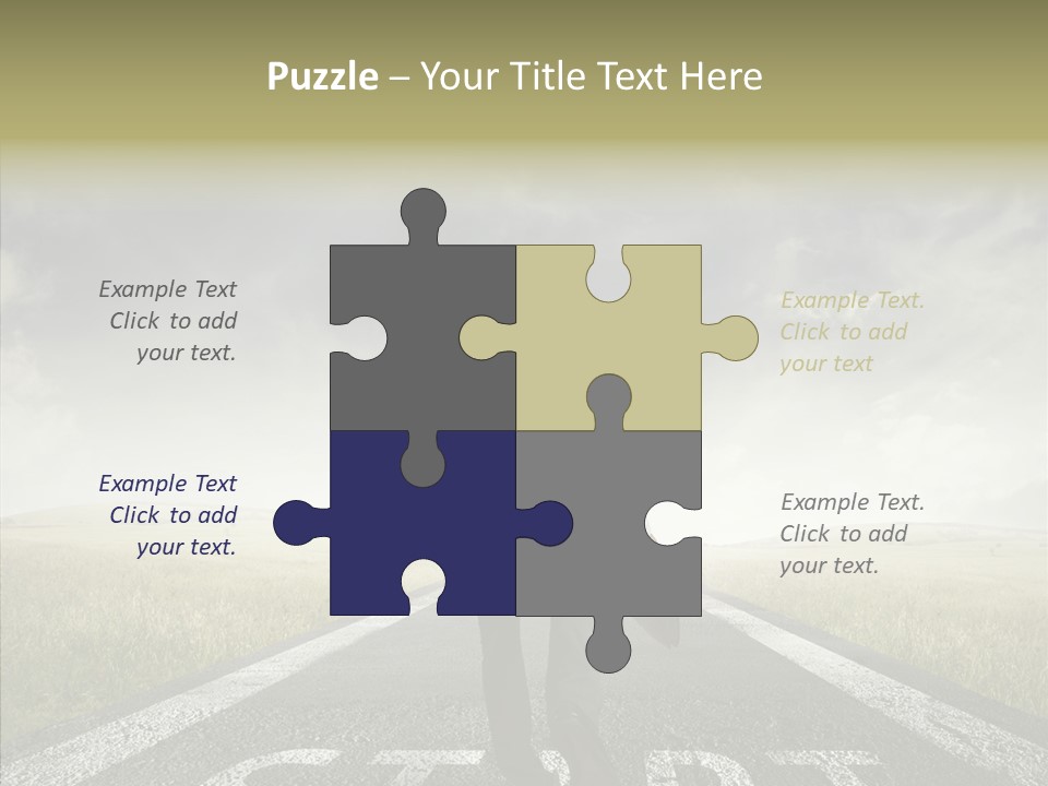 Competition Opportunity Man PowerPoint Template