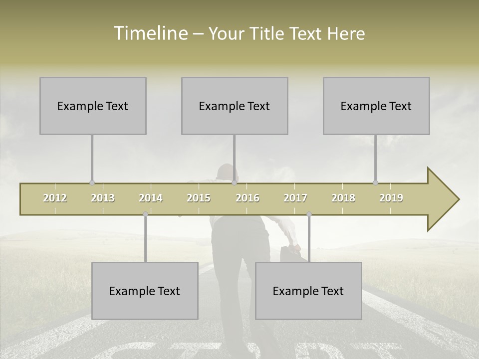 Competition Opportunity Man PowerPoint Template