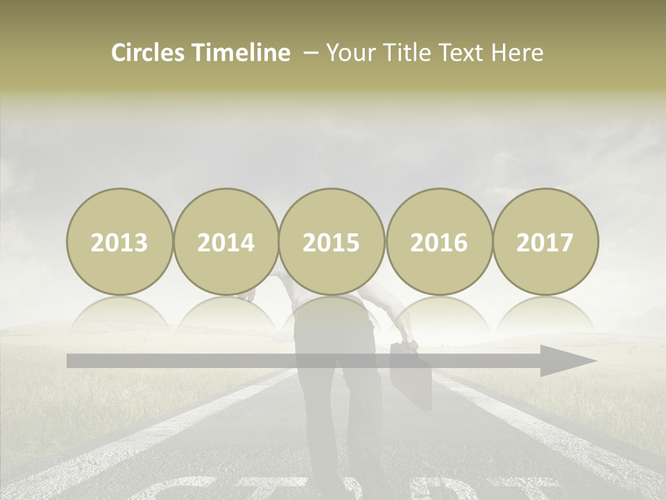 Competition Opportunity Man PowerPoint Template