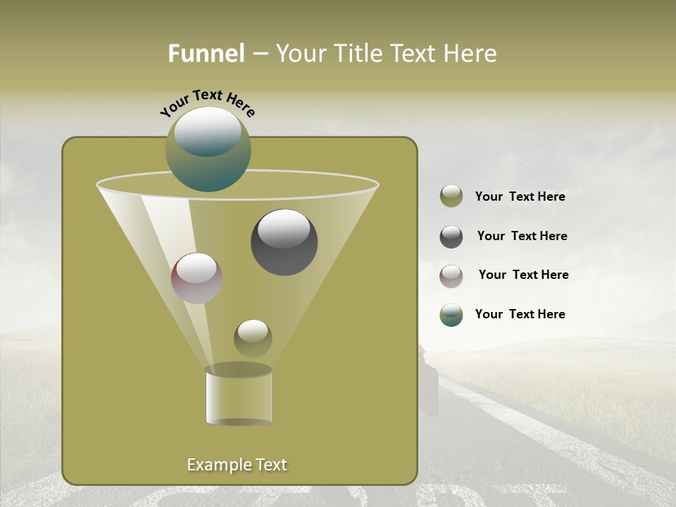 Competition Opportunity Man PowerPoint Template
