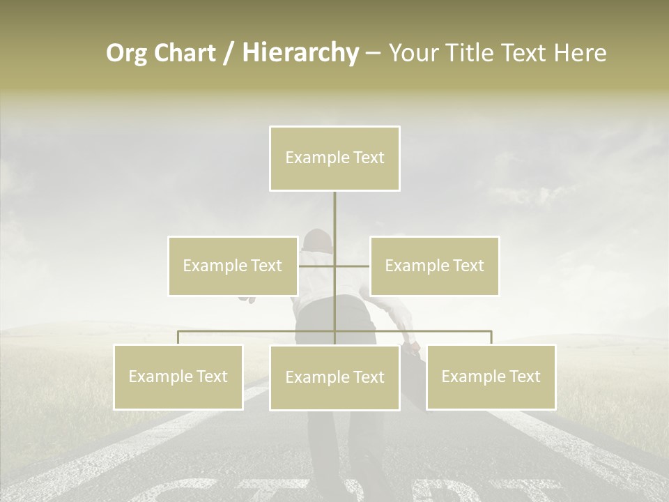 Competition Opportunity Man PowerPoint Template