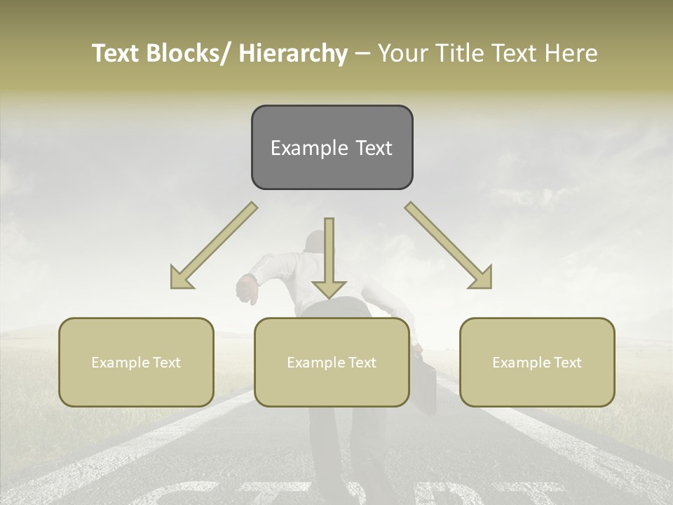 Competition Opportunity Man PowerPoint Template