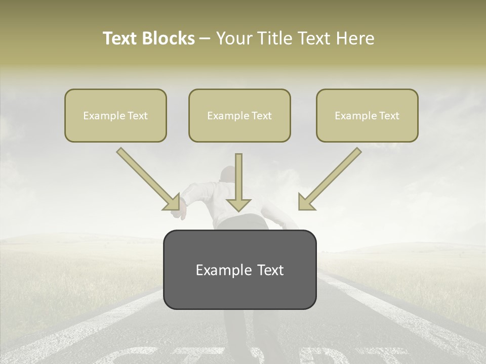 Competition Opportunity Man PowerPoint Template