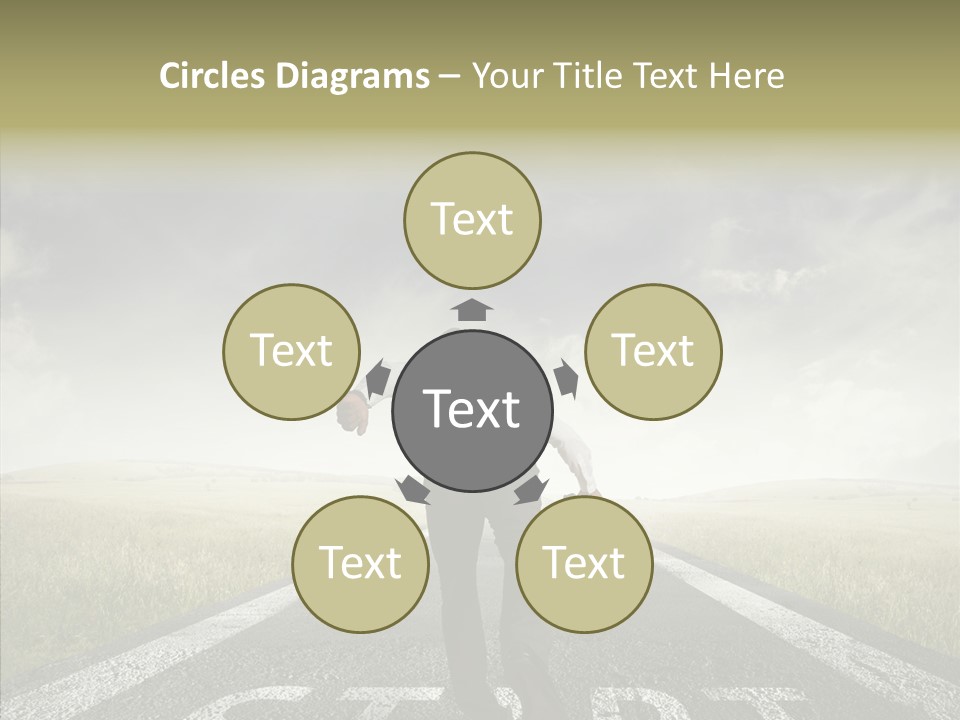 Competition Opportunity Man PowerPoint Template