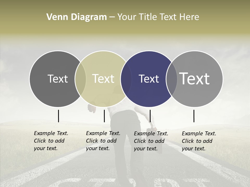 Competition Opportunity Man PowerPoint Template