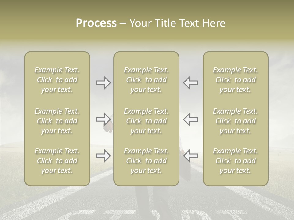 Competition Opportunity Man PowerPoint Template