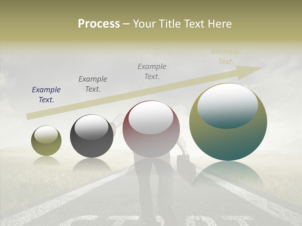 Competition Opportunity Man PowerPoint Template