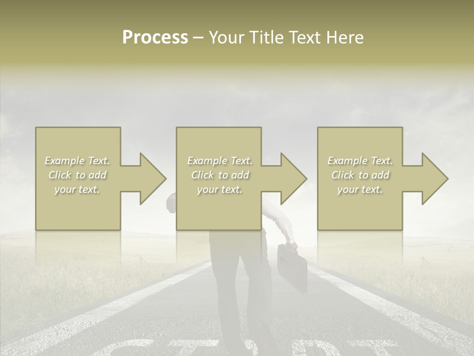 Competition Opportunity Man PowerPoint Template