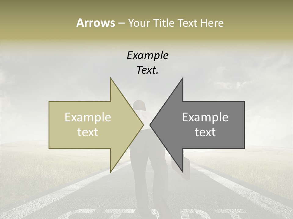 Competition Opportunity Man PowerPoint Template