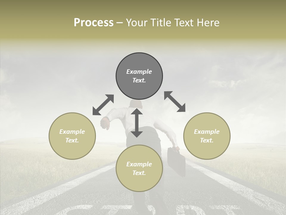 Competition Opportunity Man PowerPoint Template