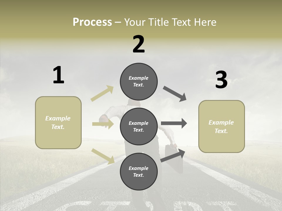 Competition Opportunity Man PowerPoint Template