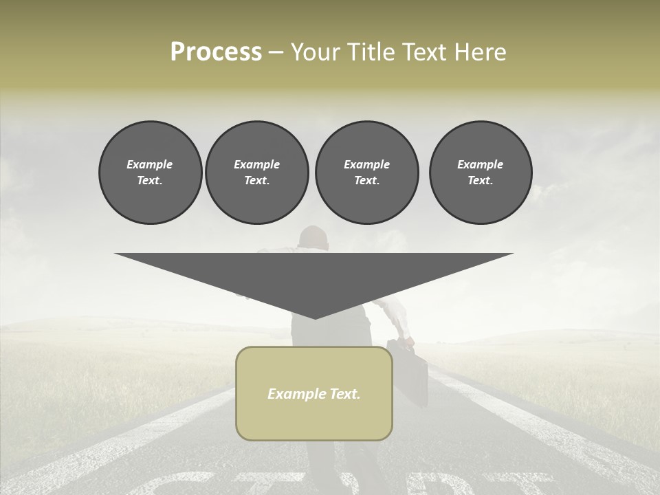 Competition Opportunity Man PowerPoint Template