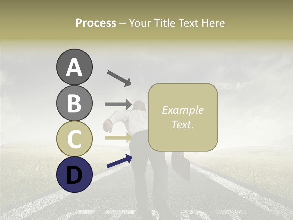Competition Opportunity Man PowerPoint Template