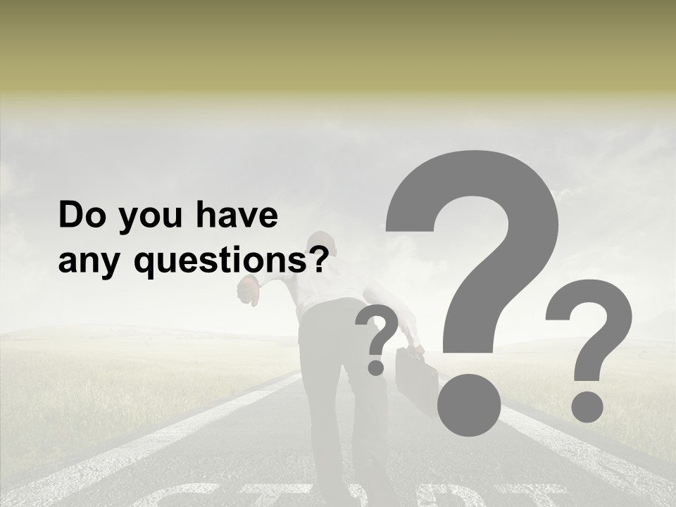 Competition Opportunity Man PowerPoint Template