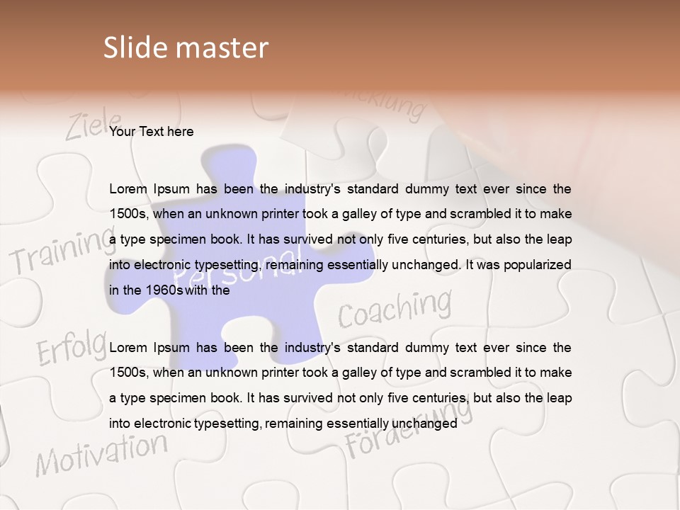Skill Job Service PowerPoint Template