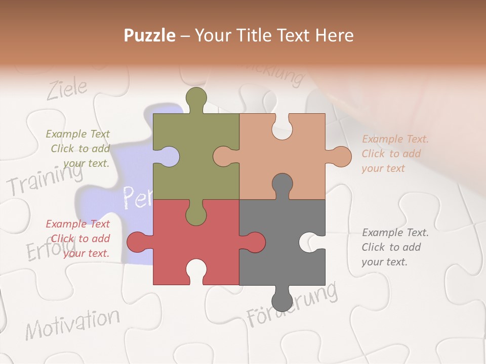 Skill Job Service PowerPoint Template