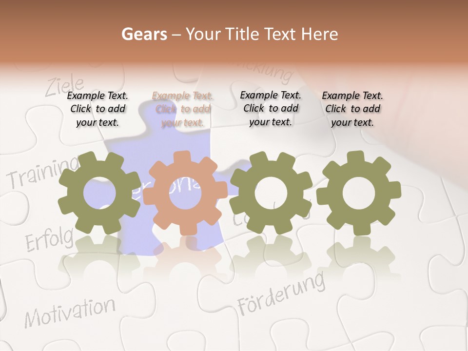 Skill Job Service PowerPoint Template